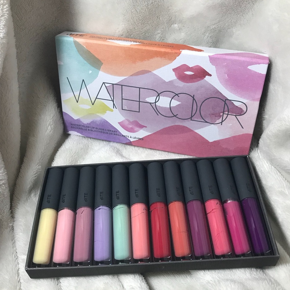 🆕 BNIB Bite Beauty Watercolor Lipgloss Library